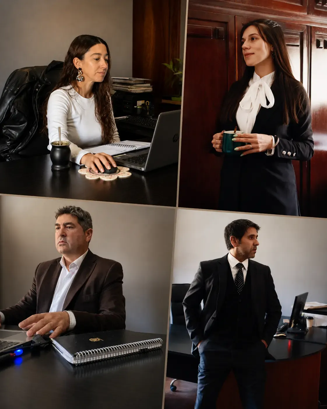 Equipo de MD Abogados Asociados en su estudio de Junín
